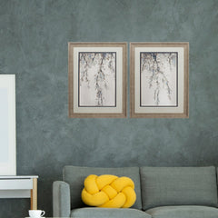 Set of 2 Hanging Branches Wall Art
