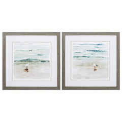27' X 27' Woodtoned Frame Seagull Cove (Set of 2)