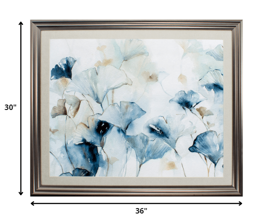 36' X 30' Gunmetal Gray Frame Glorious Gingko