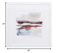 27' X 27' White Frame Earth Horizon Vi