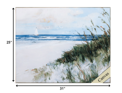 31' X 25' Woodtoned Frame Oak Island Sunrise