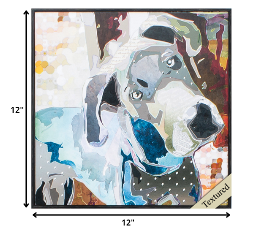 12' X 12' Distressed Black Frame Britt