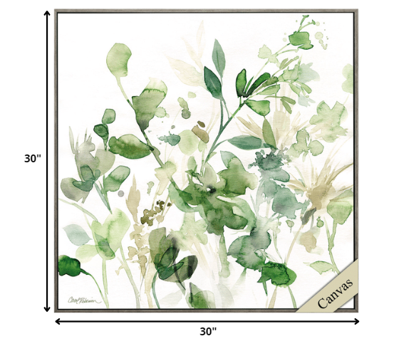 30' X 30' Woodtoned Frame Sage Garden I