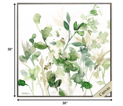30' X 30' Woodtoned Frame Sage Garden I