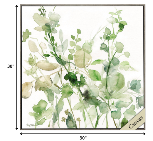 30' X 30' Woodtoned Frame Sage Garden II