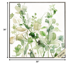 30' X 30' Woodtoned Frame Sage Garden II