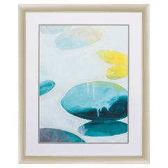 26' X 32' Champagne Gold Color Frame  Stacking Stones I