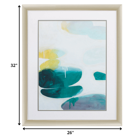 26' X 32' Champagne Gold Color Frame  Stacking Stones II