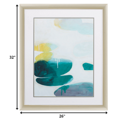 26' X 32' Champagne Gold Color Frame  Stacking Stones II