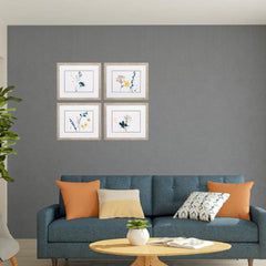 25' X 21' Ligth Wood Toned Frame Navy Garden Inspire (Set of 4)