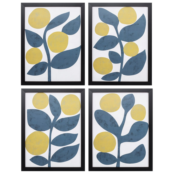 13' X 17' Silver Frame Branch (Set of 4)