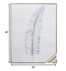 22' X 28' Woodtoned Frame Botanical Sketches I