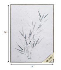 22' X 28' Woodtoned Frame Botanical Sketches IIi