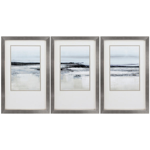 21' X 34' Silver Frame Landform I (Set of 3)