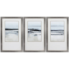21' X 34' Silver Frame Landform I (Set of 3)