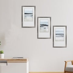 21' X 34' Silver Frame Landform I (Set of 3)