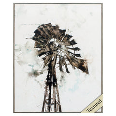 23' X 28' Woodtoned Frame Watercolor Windmill