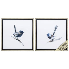 21' X 21' Silver Frame At Attention Waiting (Set of 2)