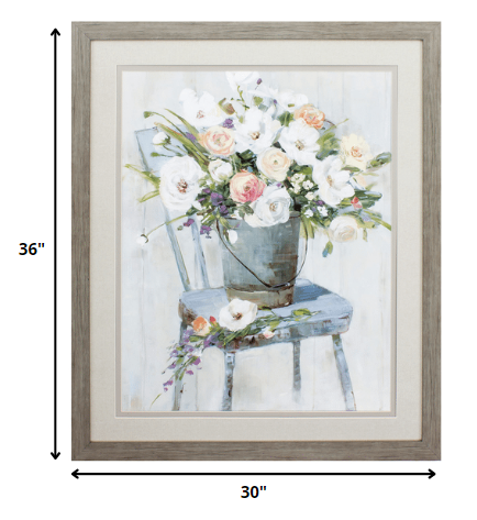 30' X 36' Woodtoned Frame Sweet Pickings