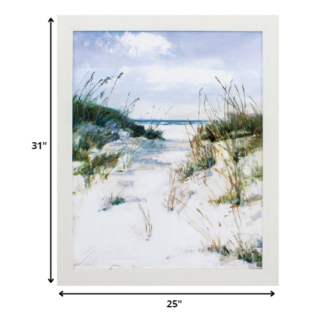 25' X 31' White Frame Dune View