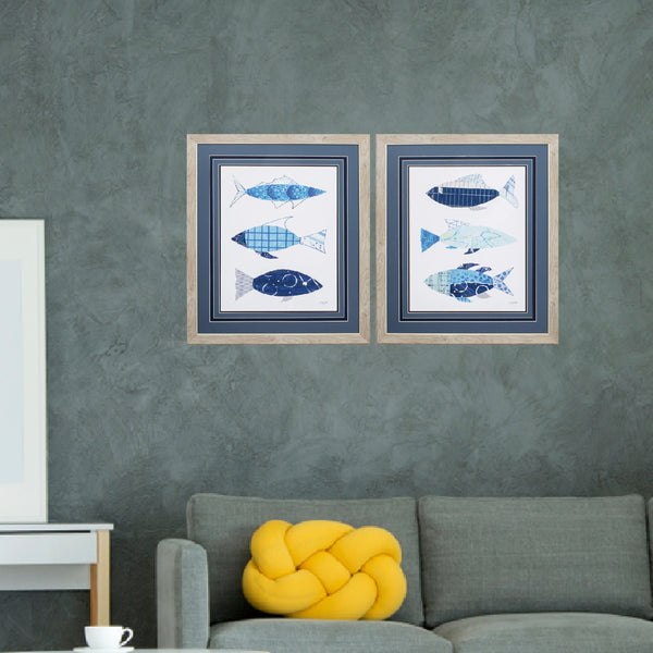 25' X 29' Ligth Wood Toned Frame With The Flow (Set of 2)