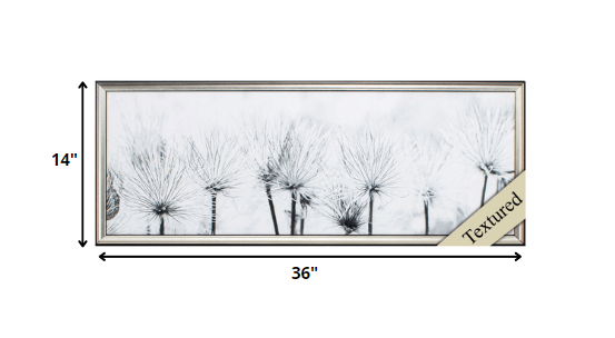 36' X 14' Silver Frame Pasque Flower