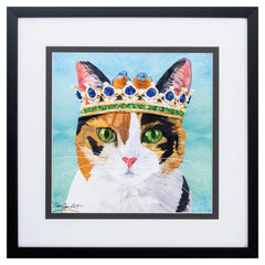 18' X 18' Silver Frame Crown Cat