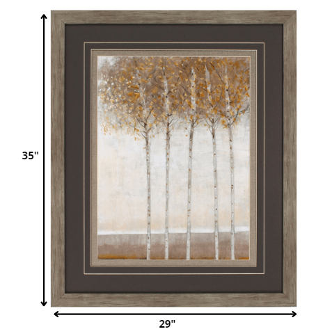 29' X 35' Woodtoned Frame Early Fall I