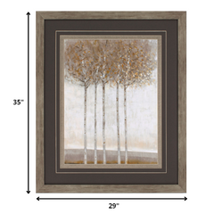 29' X 35' Woodtoned Frame Early Fall II