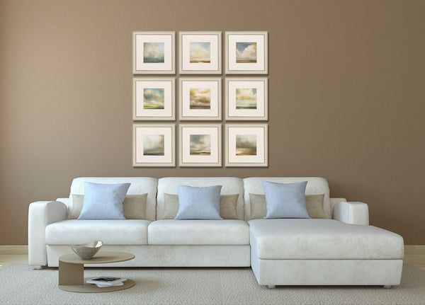 16' X 16' Champagne Gold Color Frame  Atmosphere (Set of 9)