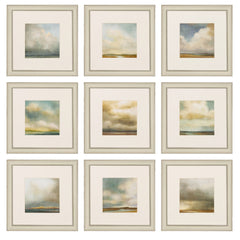 16' X 16' Champagne Gold Color Frame  Atmosphere (Set of 9)