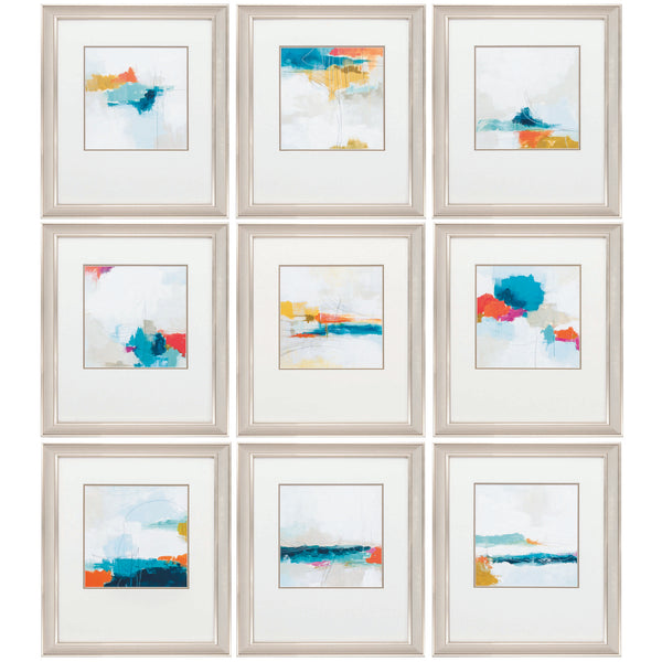 14' X 16' Champagne Gold Color Frame  Atmospheric (Set of 9)