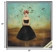 28' X 28' Silver Frame Fair Trade Frame Of Mind