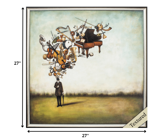 27' X 27' Silver Frame Thanks For The Melodies