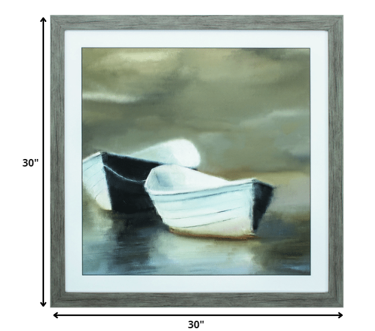 30' X 30' Woodtoned Frame Boat Friends