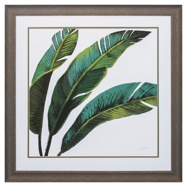 27' X 27' Distressed Wood Toned Frame Welcome To Paradise Xi