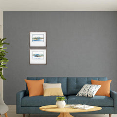 28' X 26' Distressed Wood Toned Frame Blue Serenity (Set of 2)