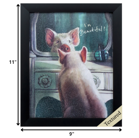 9' X 11' Black Frame Affirmation