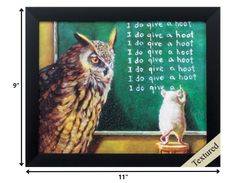 11' X 9' Black Frame Class Clown