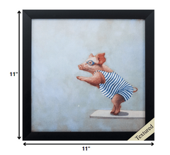 11' X 11' Black Frame The Plunge