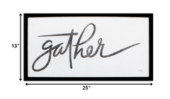 25' X 13' Silver Frame Gather