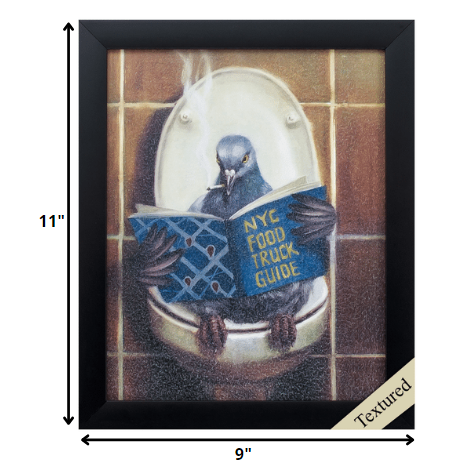 9' X 11' Black Frame Stool Pigeon