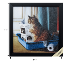11' X 11' Black Frame Kitty Throne