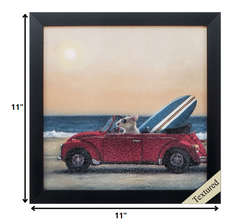 11' X 11' Silver Frame Beach Bound