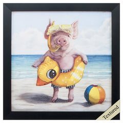 11' X 11' Silver Frame Baked Ham