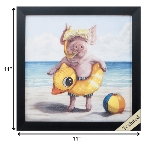 11' X 11' Silver Frame Baked Ham