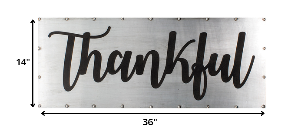 36' X 14' Thankful