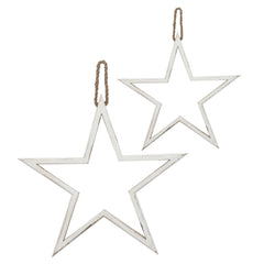 20' X 20' Wood Star Set of 2