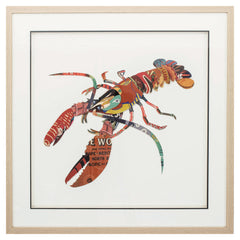 26' X 26' Paper Collage Lobster