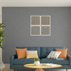 16' X 16' Wooden Deco Squares (Set of 4)